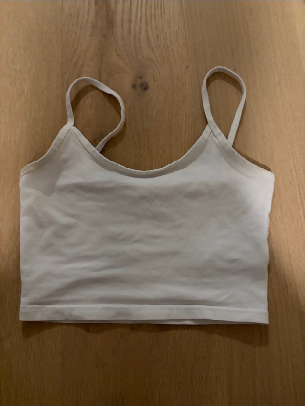 TNA White Cropped Tank Top Girls